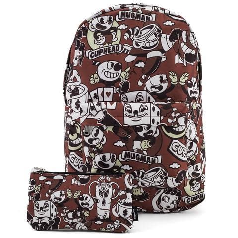 Funko Loungefly SDCC Cuphead Backpack and Pouch