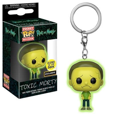 Funko Pop Keychain Rick and Morty Toxic Morty