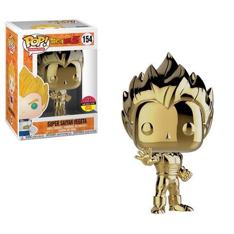 Funko SDCC Exclusive Dragonball Z Gold Vegeta Pop