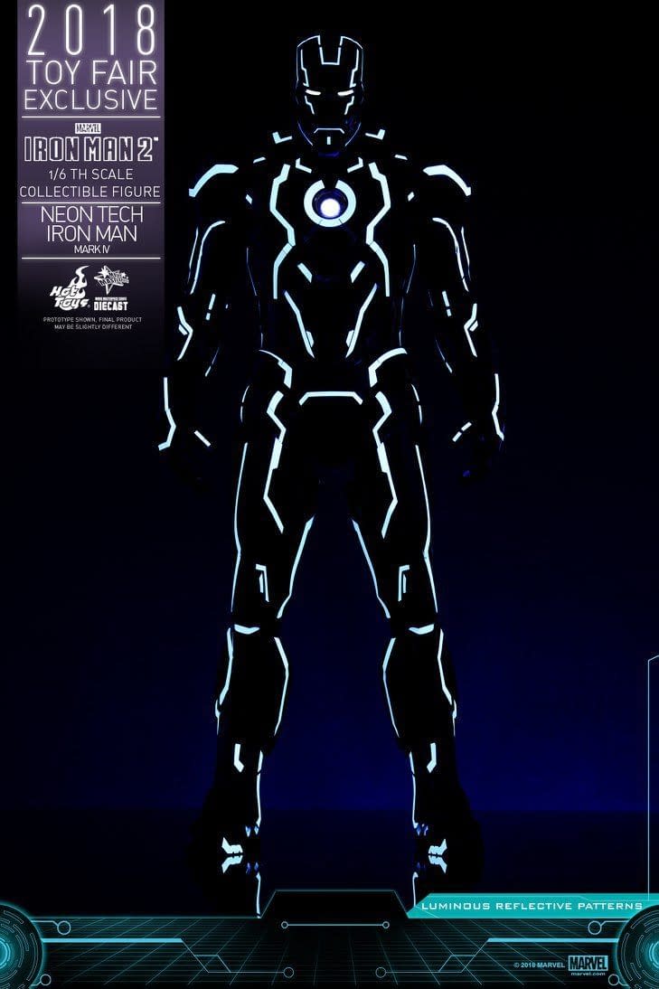 Hot Toys Neon Armor Tech Iron Man 1