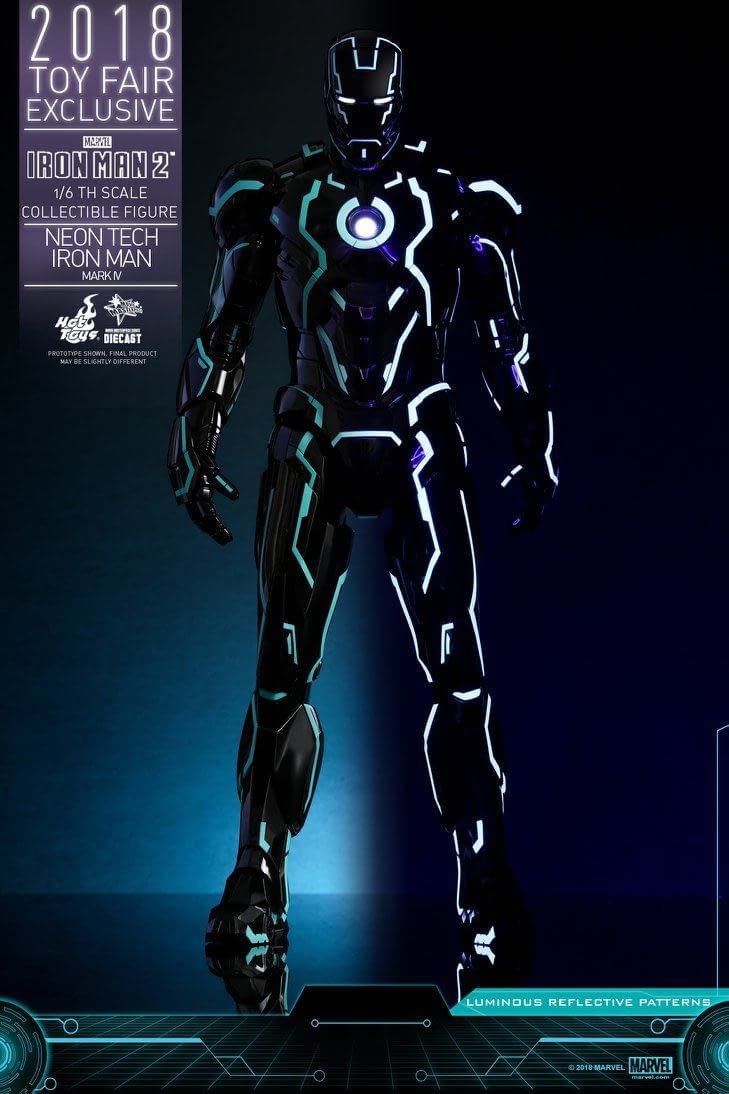 Hot Toys Neon Armor Tech Iron Man 4