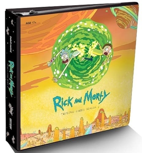 Rick and Morty Tading Cards Season 1 Binder