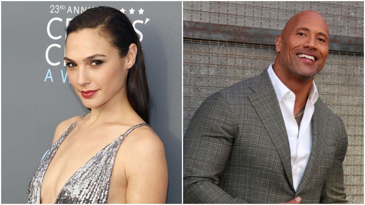 Gal Gadot and Dwayne Johnson to Star in Red Notice