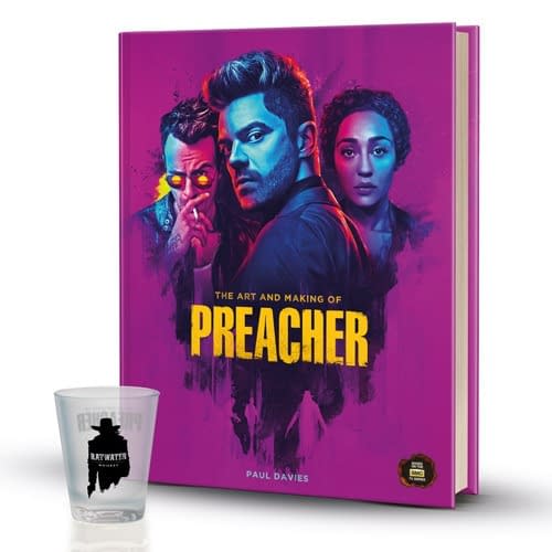 Titan SDCC Exclusive The Art and Making of Preacher with Limited Edition Ratwater Shot Glass