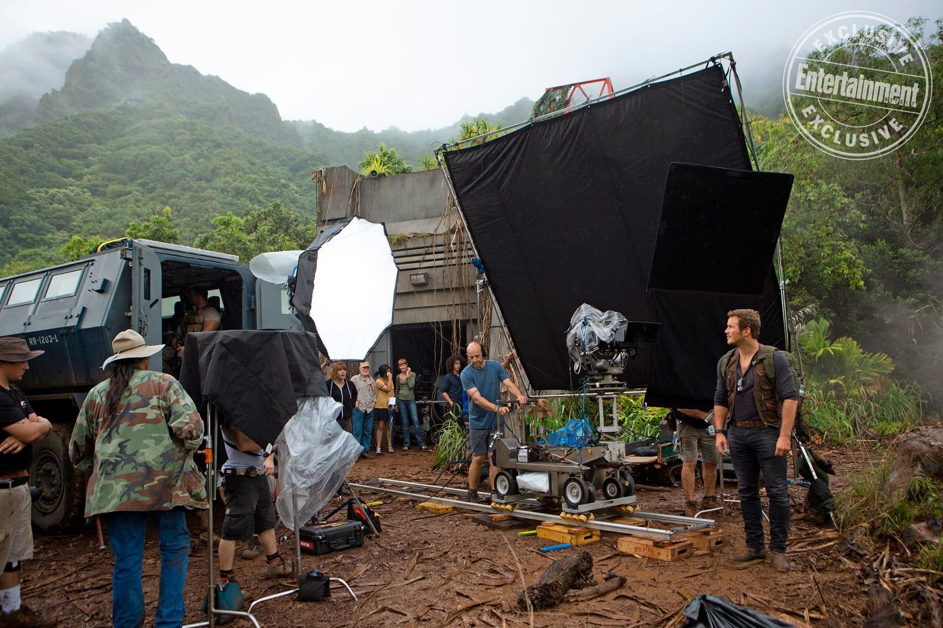 9 New Behind-the-Scenes Pictures from Jurassic World: Fallen Kingdom