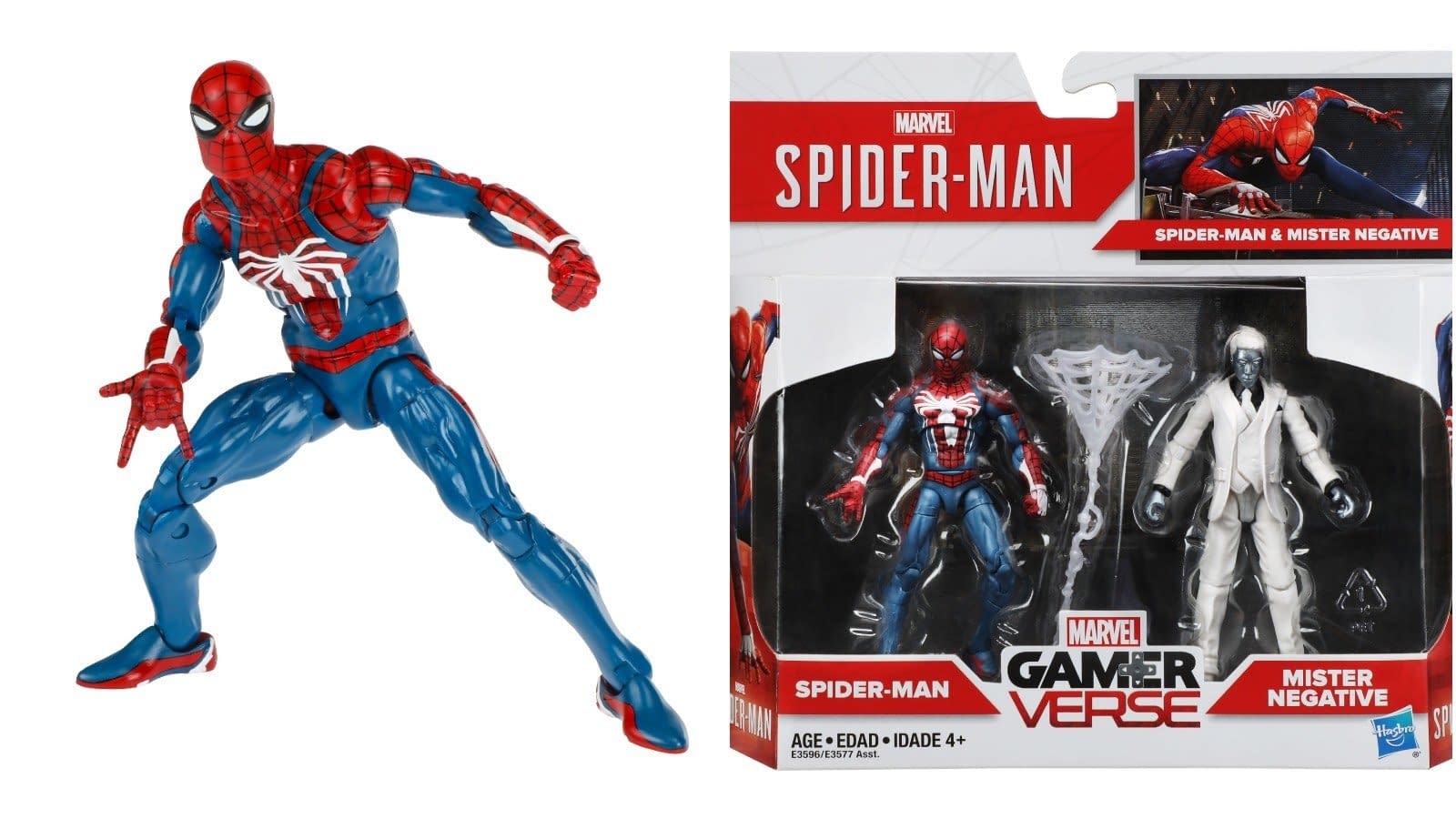 Mister Negative 2-pack by Hasbro Marvel Gamerverse 3.75" Spider-Man vs 