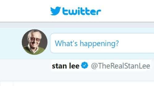 Who runs Stan Lee's twitter account?