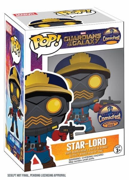 Exclusive Funko POP! Star-Lord and Beast Kingdom Deadpools in Comic Stores for Halloween ComicFest
