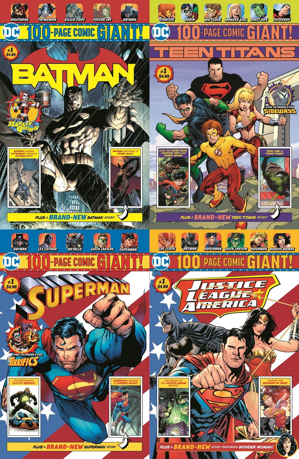 DC Replaces Walmart 100-Page Giants With Four-Packs of Comics.