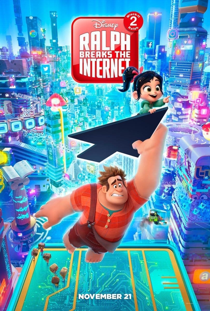 New Poster and Trailer from Ralph Breaks the Internet: Wreck-It Ralph 2