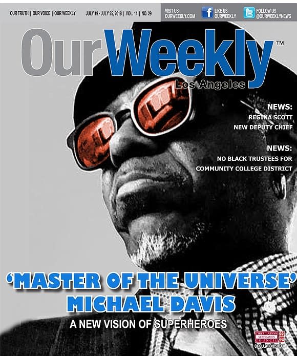 Milestone's Michael Davis Makes the Cover of OurWeekly LA