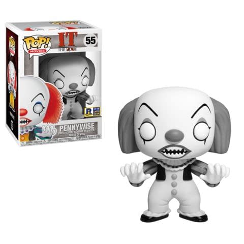 Funko Horror IT Pennywise Black and White Rhode Island Comic Con