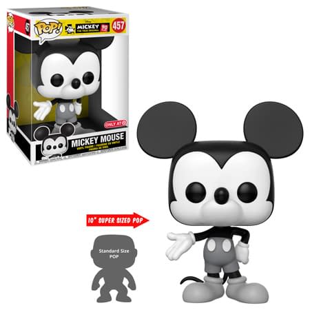 FUnko Disney 10 inch Black and White Mickey Pop