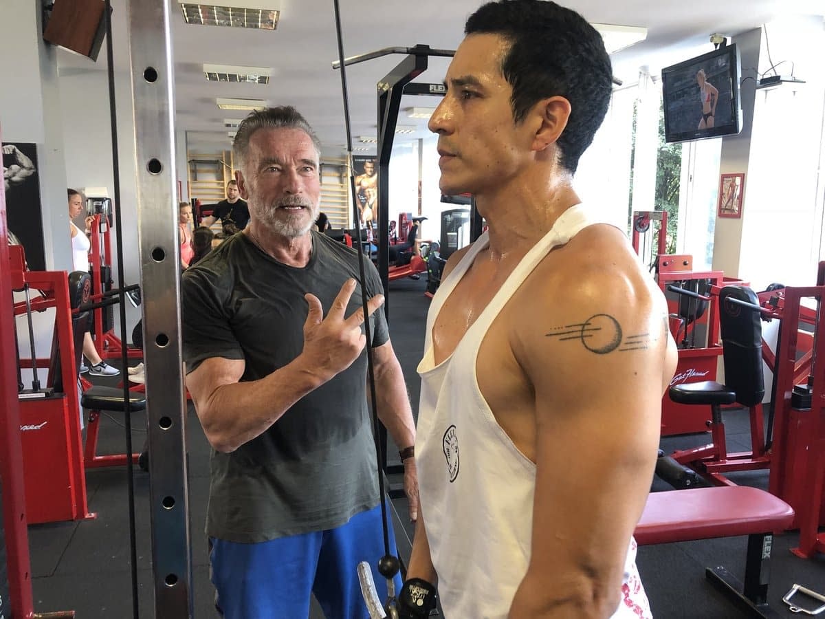 Gabriel Luna Gets 'Terminator' Training from the T-800 Himself