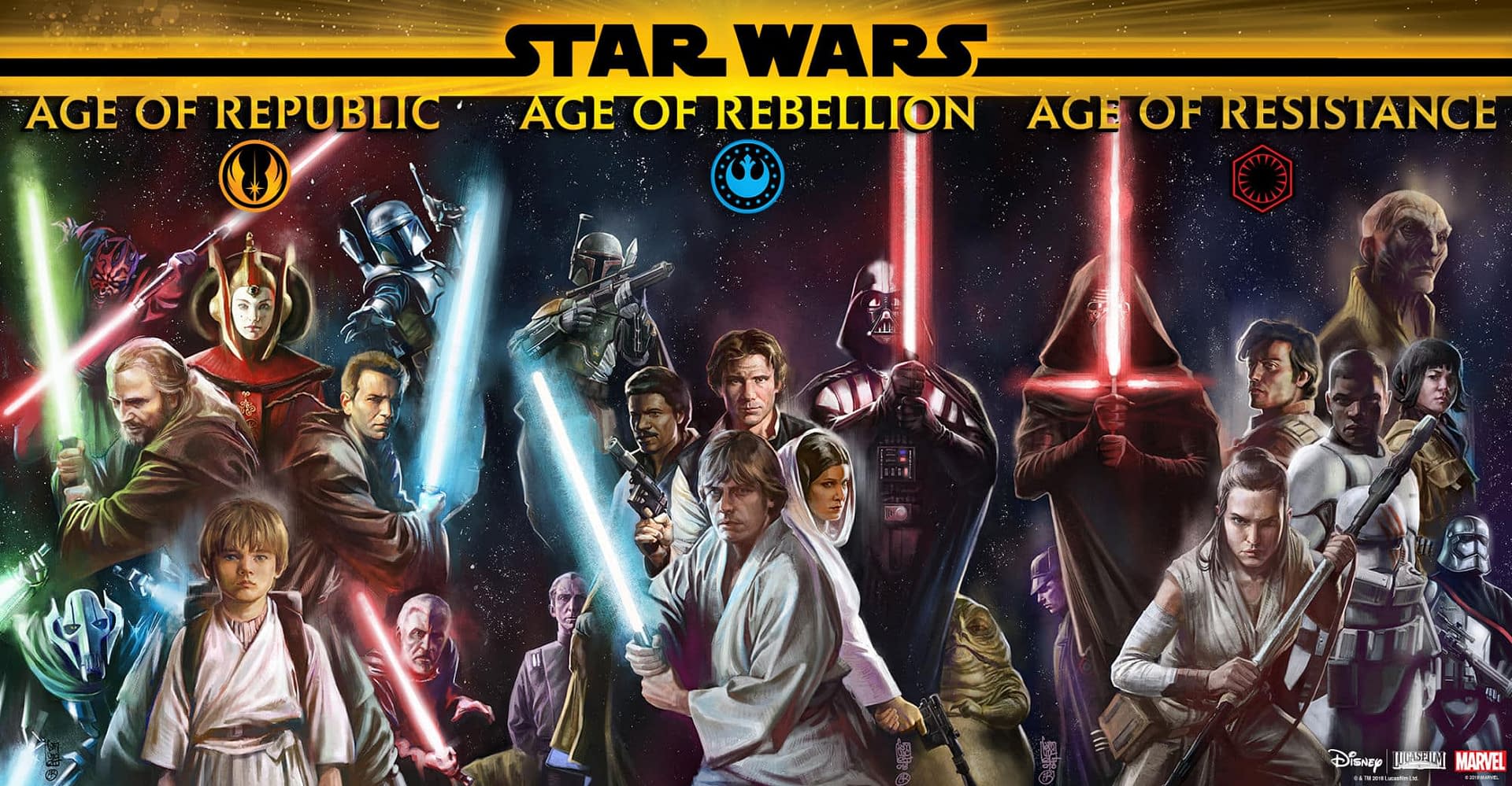 Marvel Announces Age of Star Wars, With New Stories From the Eras of All 3 Trilogies