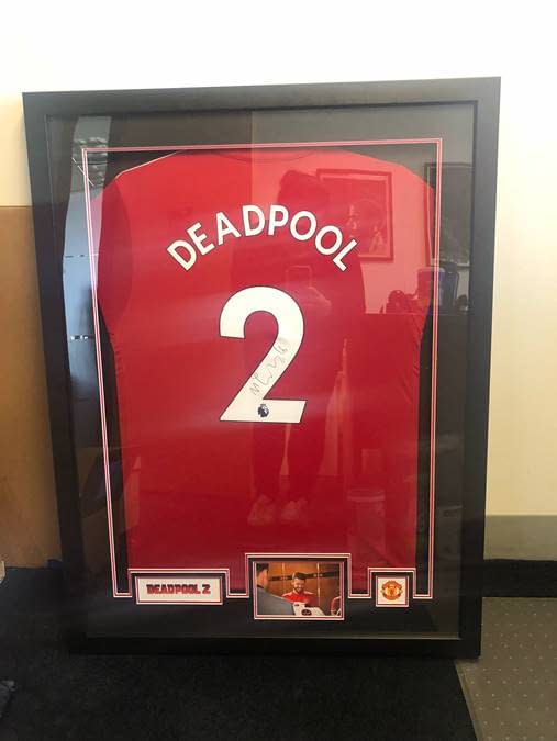 Win Deadpool 2 Shirt Signed By Manchester United's Michael Carrick with Bleeding Cool