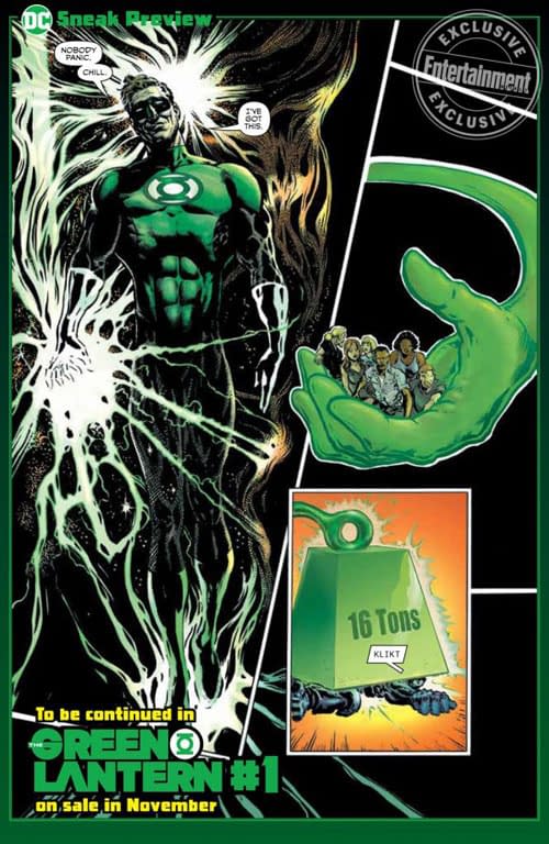 First Review: The Green Lantern #1 by Grant Morrison and Liam Sharp &#8211; From 2000AD to Preacher?