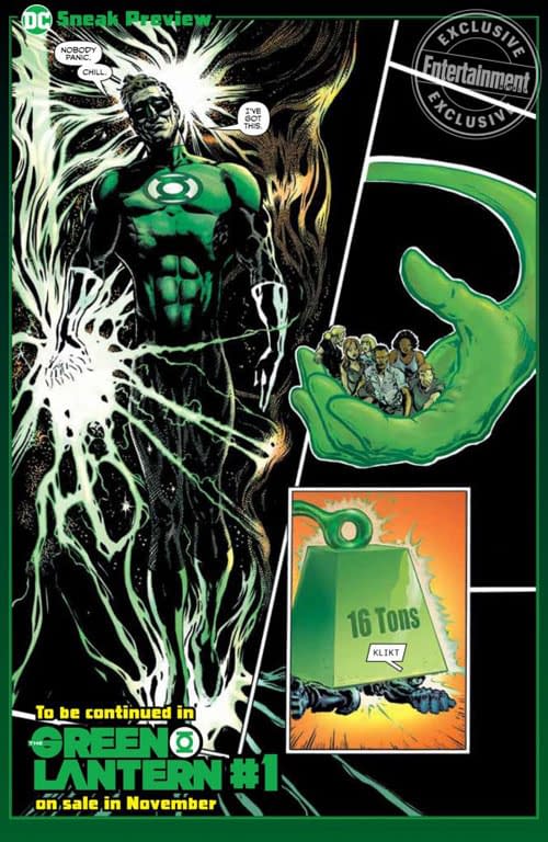 Re-Review: The Green Lantern #1 by Grant Morrison and Liam Sharp – From 2000AD to Preacher?