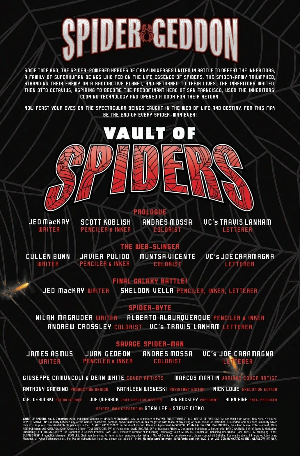A Spider-Man to Compete with Red Dead Redepemption 2 in Vault of Spiders #1