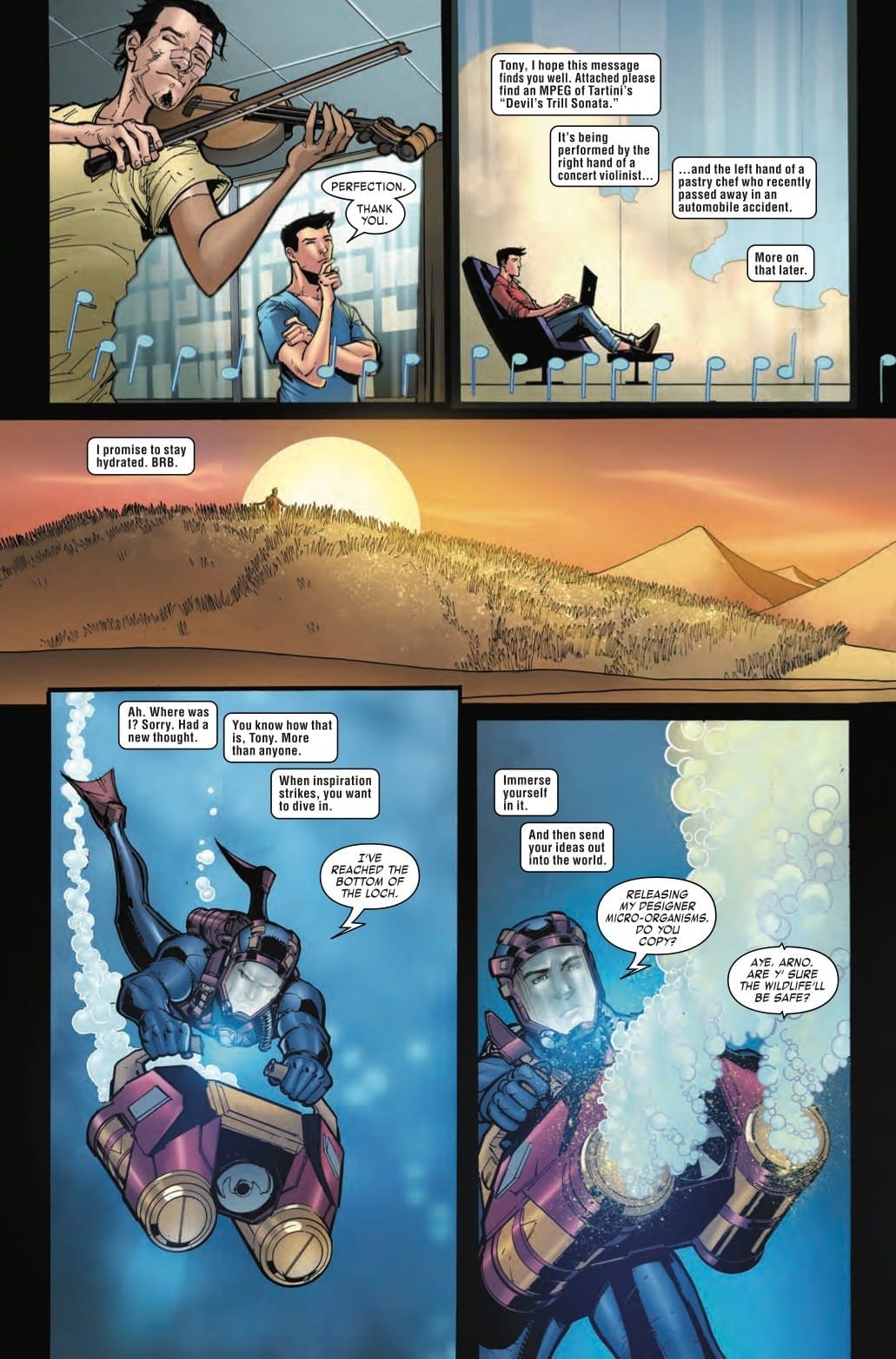 Arno Stark with a Cure for Loneliness? A Tony Stark Iron Man #5 Preview