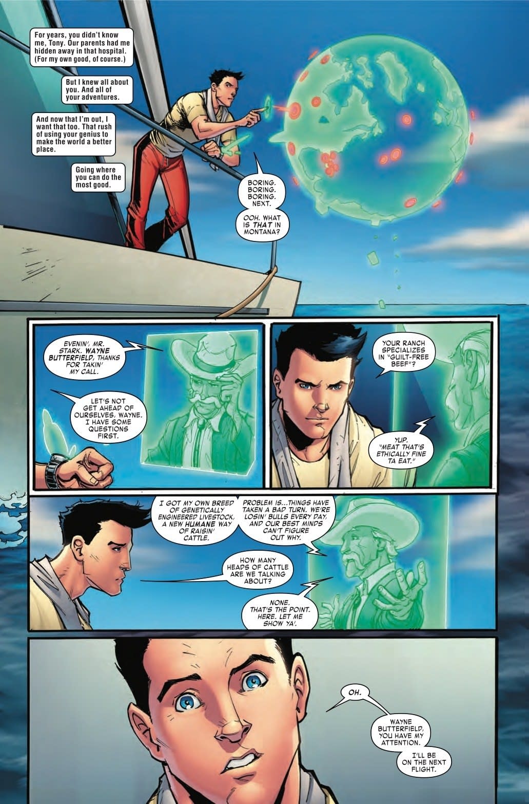 Arno Stark with a Cure for Loneliness? A Tony Stark Iron Man #5 Preview