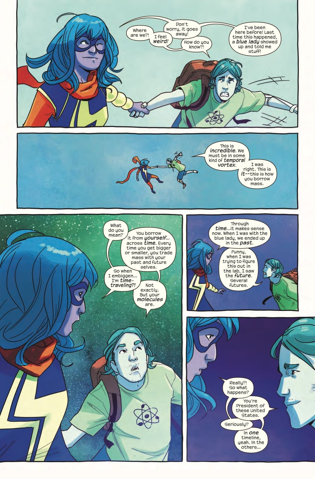 Kamala Khan's Ebiggening Powers Explained in Preview of Ms. Marvel #35