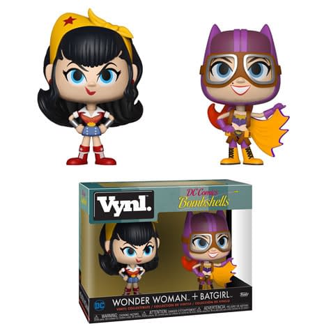 Funko DC Bombshells Wonder Woman Batgirl Vnyl