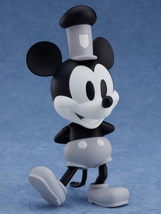 Mickey Mouse Steamboat Willie Nendoroid Figure B&W 4