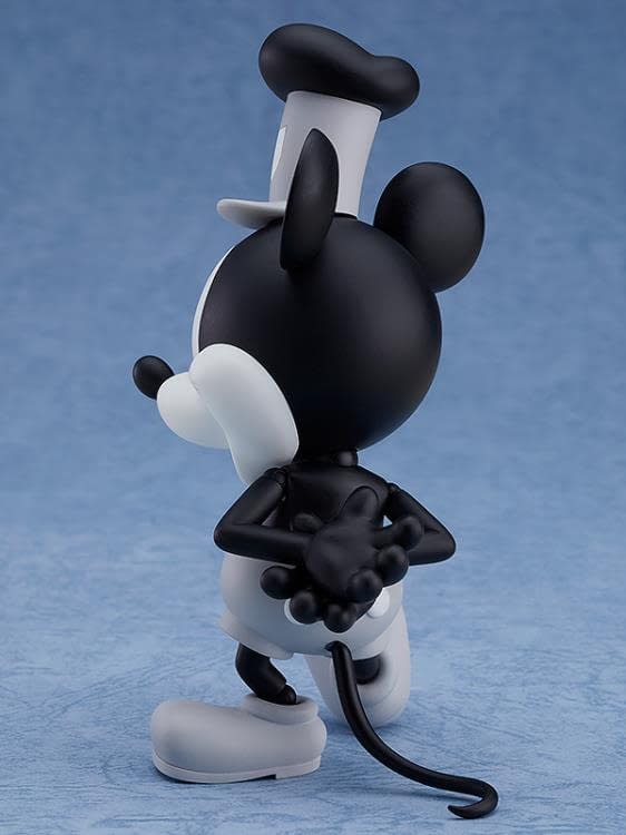 Mickey Mouse Steamboat Willie Nendoroid Figure B&W 5