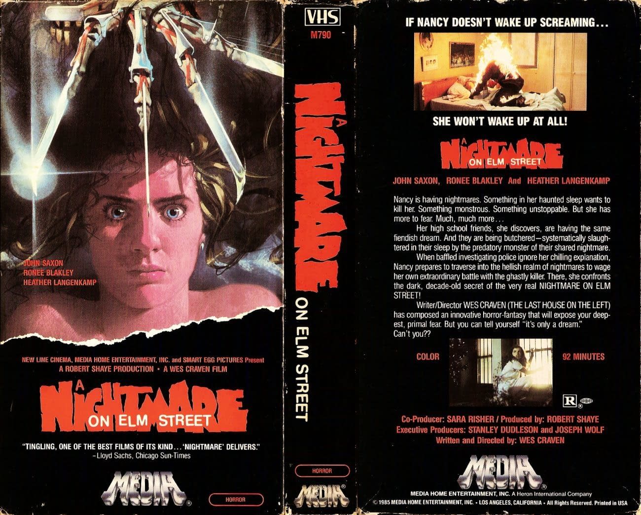 NIghtmare on Elm Street VHS