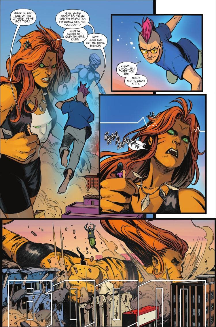 Hawkeye's Giant Monster Women Dreams Revealed in West Coast Avengers #3 Preview