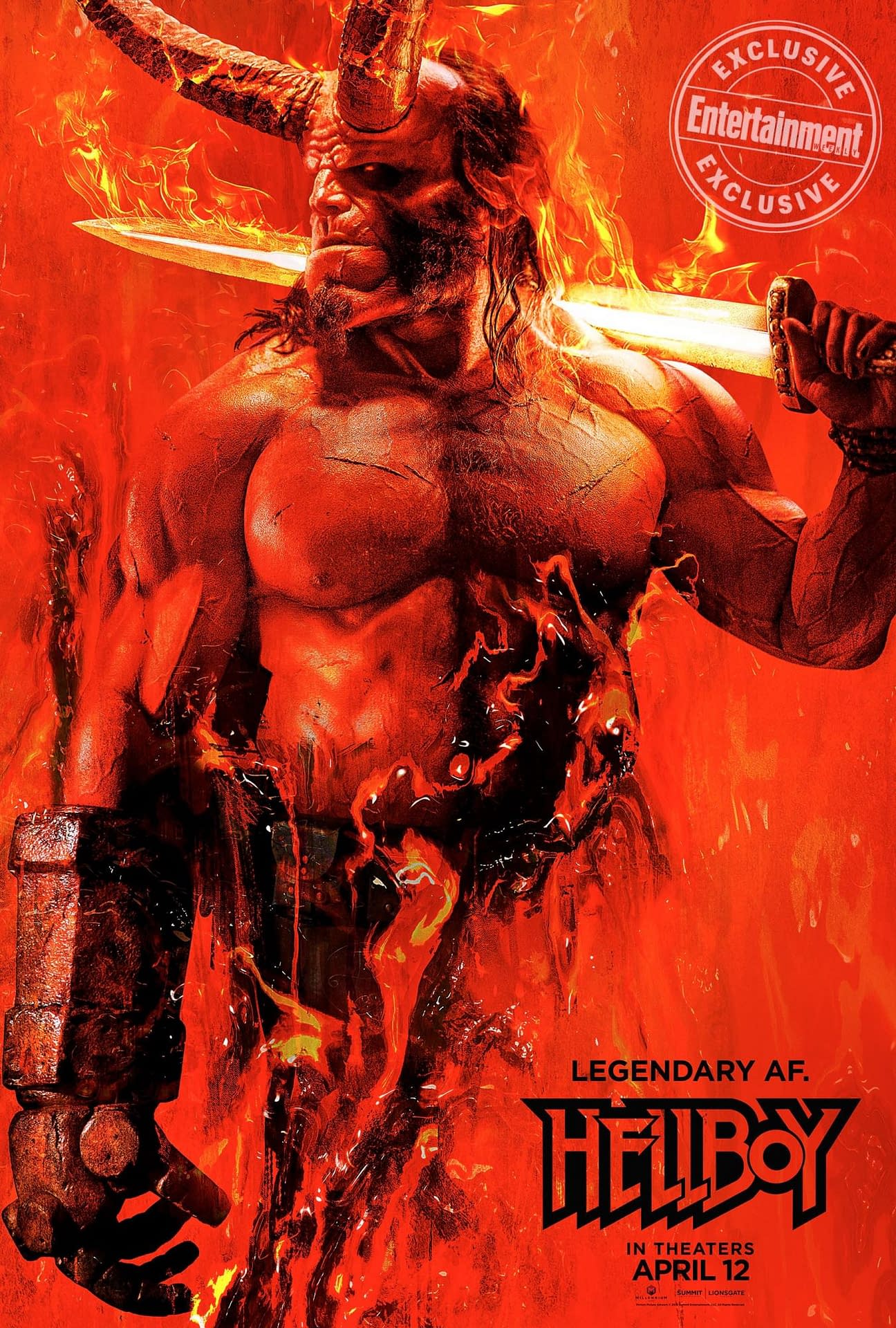 Hellboy Gets a Fiery New Poster