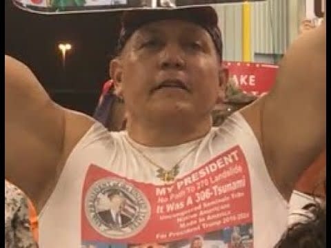 RAW/UNEDITED: "Fahrenheit 11/9" outtake of Cesar Sayoc at 'Trump 2020' Rally in February 2017