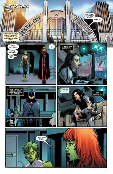 Donna Troy and Jason Todd have a Message for Roy Harper in Tomorrow's Titans #27 and Red Hood #27 (Preview)