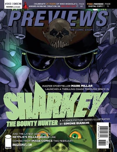 Sharkey The Bounty Hunter, Spider-Gwen Bust on Next Week's Previews Cover