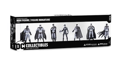 DC Collectibles Black and White Mini PVC 7 Pack 1