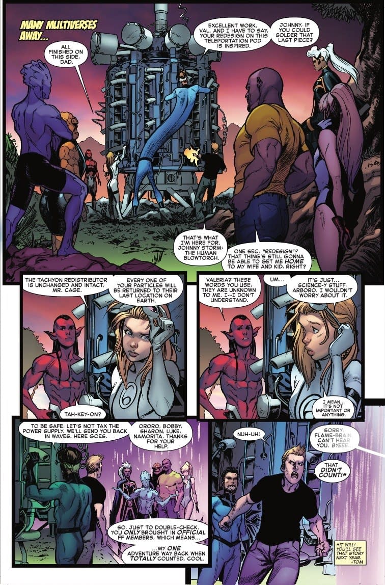 Saying Goodbye to the Future Foundation in Next Week's Fantastic Four #4