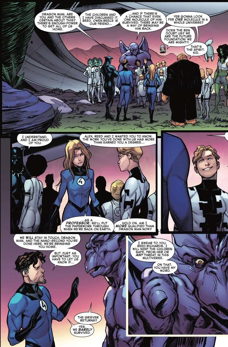 Saying Goodbye to the Future Foundation in Next Week's Fantastic Four #4