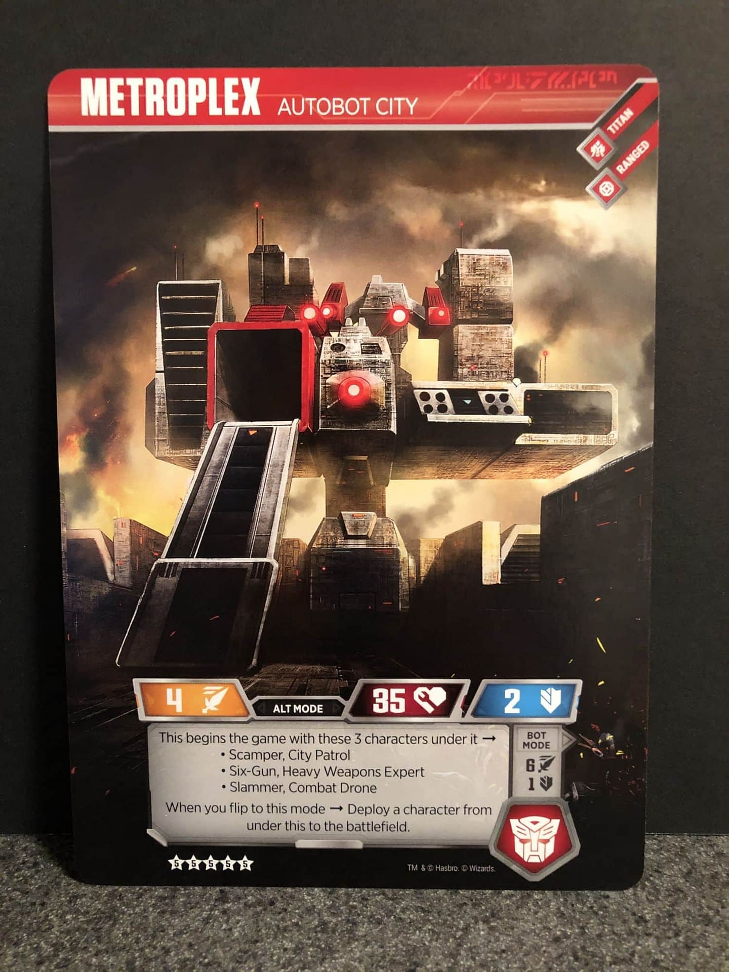 Transformers TCG Metroplex 4