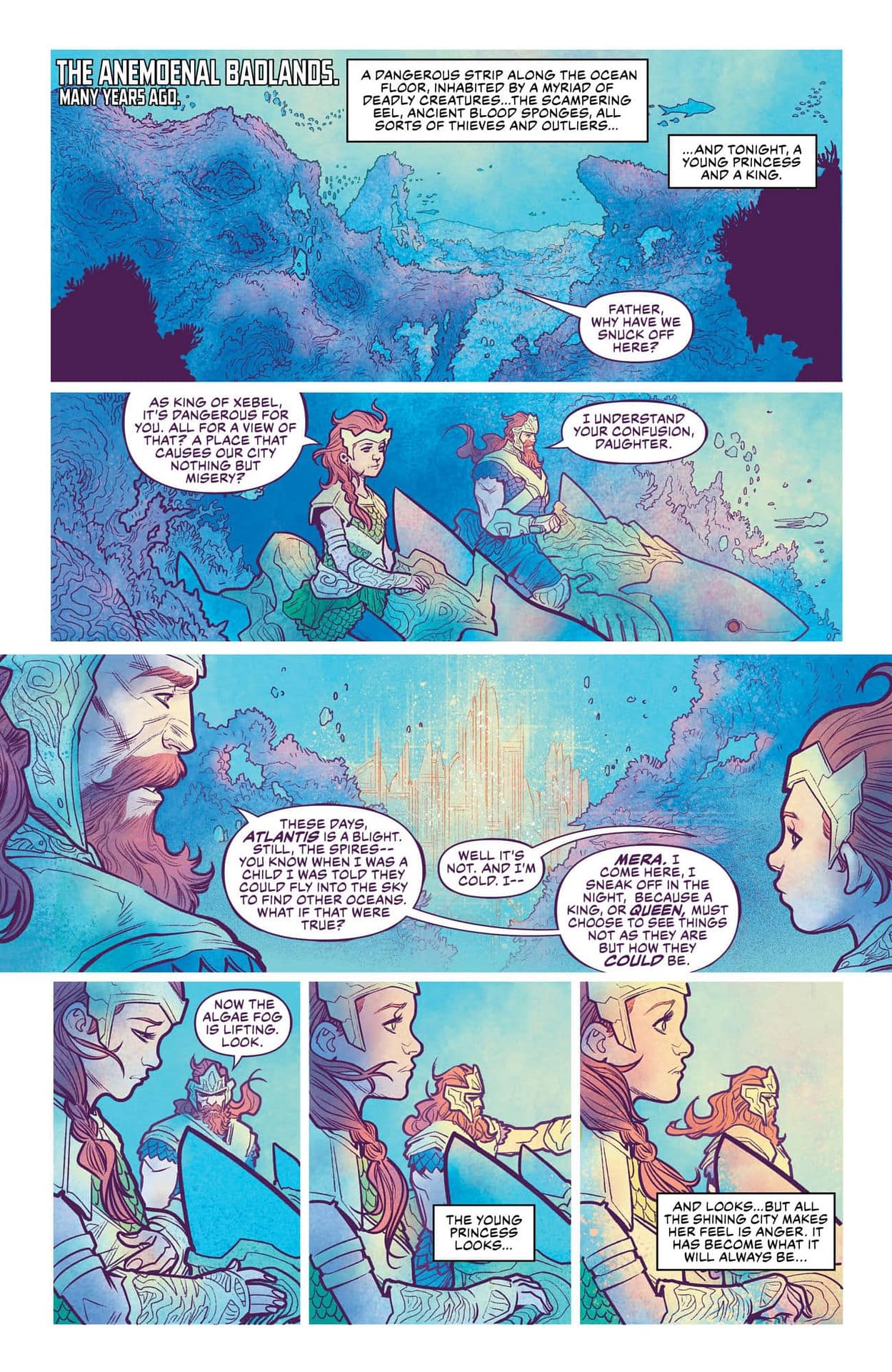 Mera Takes On the Justice Fish in Justice League #11 Preview
