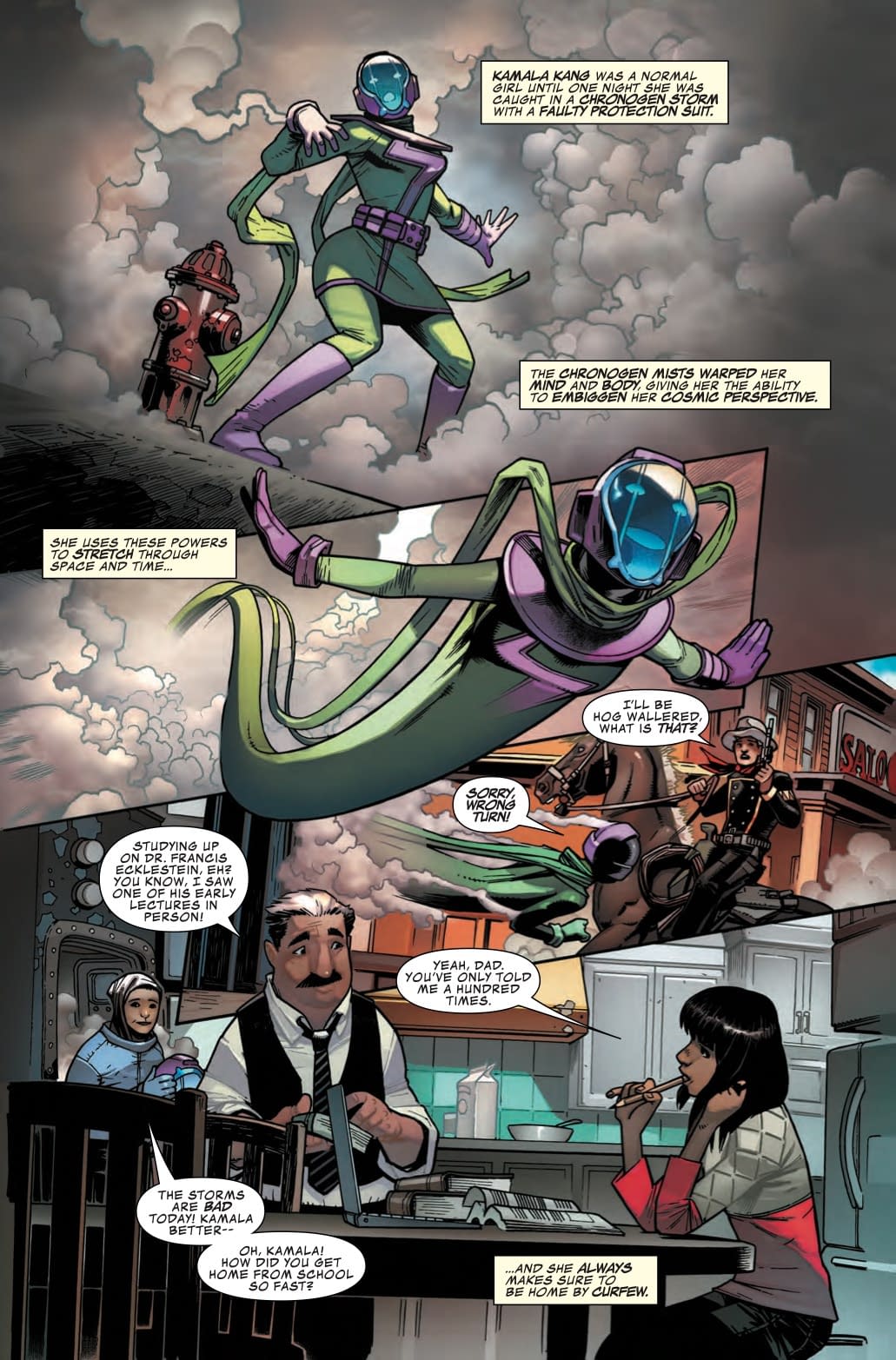 Kamala Kang Makes a Classic Time Travel Mistake in Next Week's Infinity Warps #2