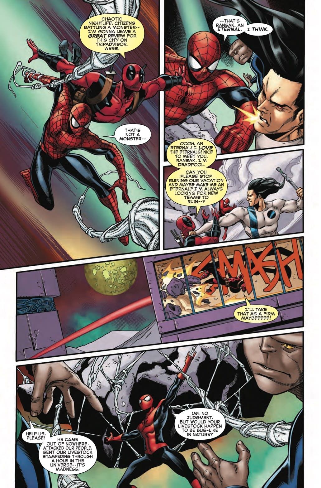 Deadpool Tries to Join an MCU Franchise in Next Week's Spider-Man/Deadpool #43