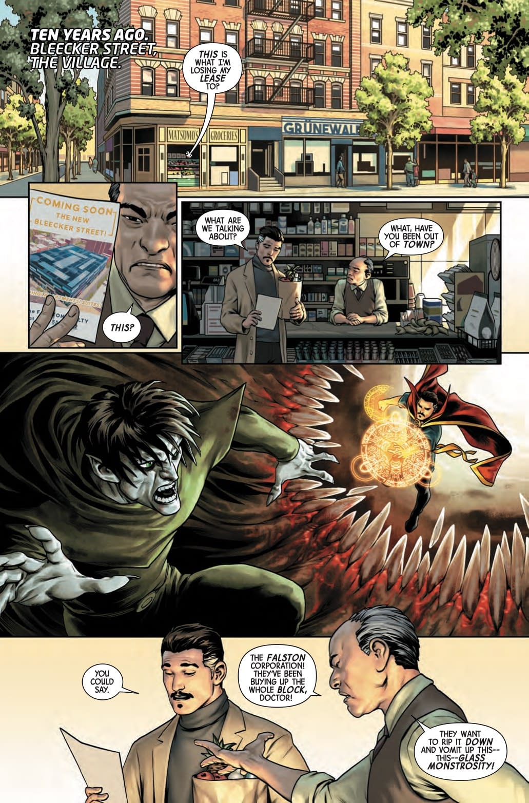Doctor Strange Takes on Urban Renewal in Next Week's Doctor Strange #9