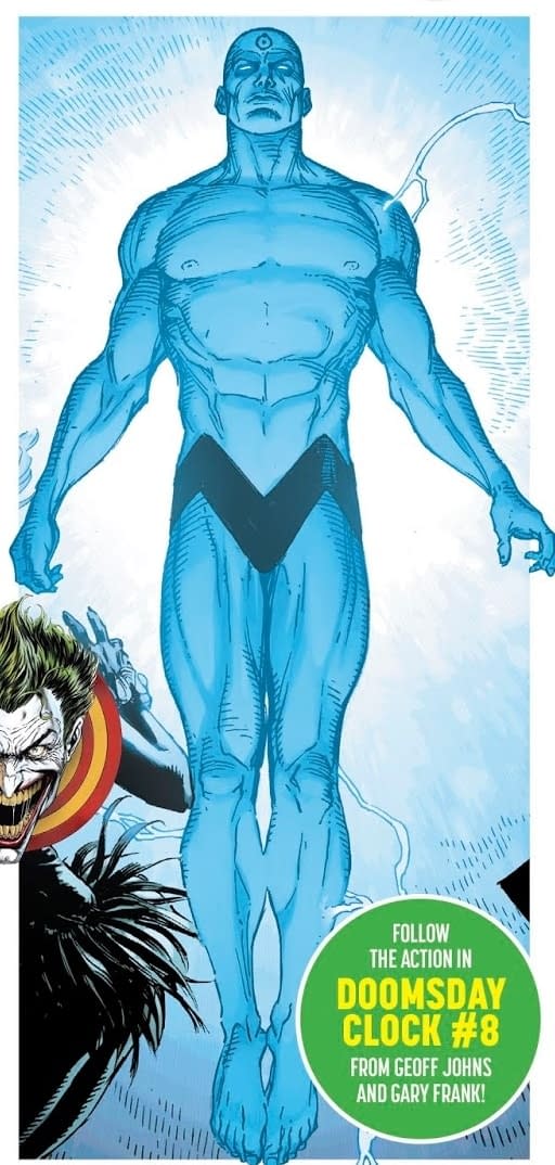 Gary Frank Redraws Dave Gibbons' Dr Manhattan for Doomsday Clock &#8211; But Puts Underwear On Him