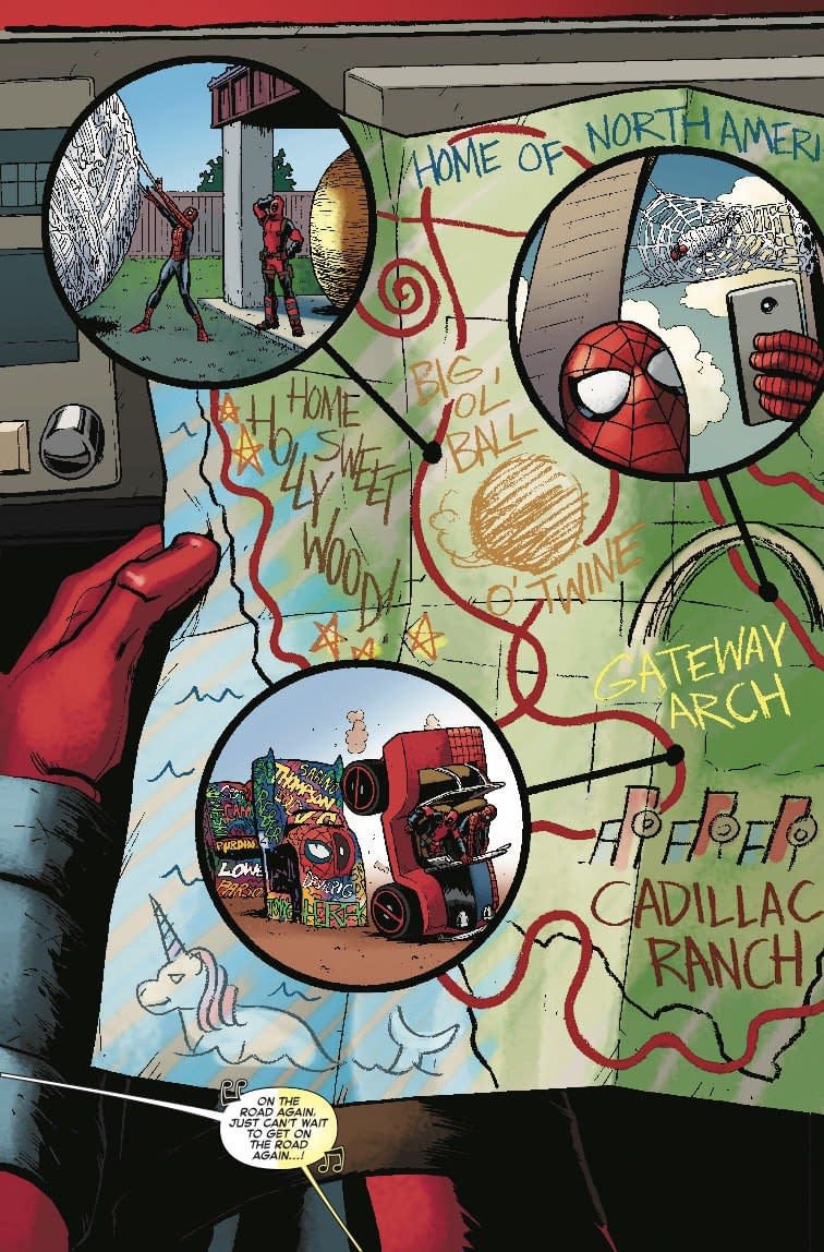 Mapping Out a Road Trip for Next Week's Spider-Man/Deadpool #41