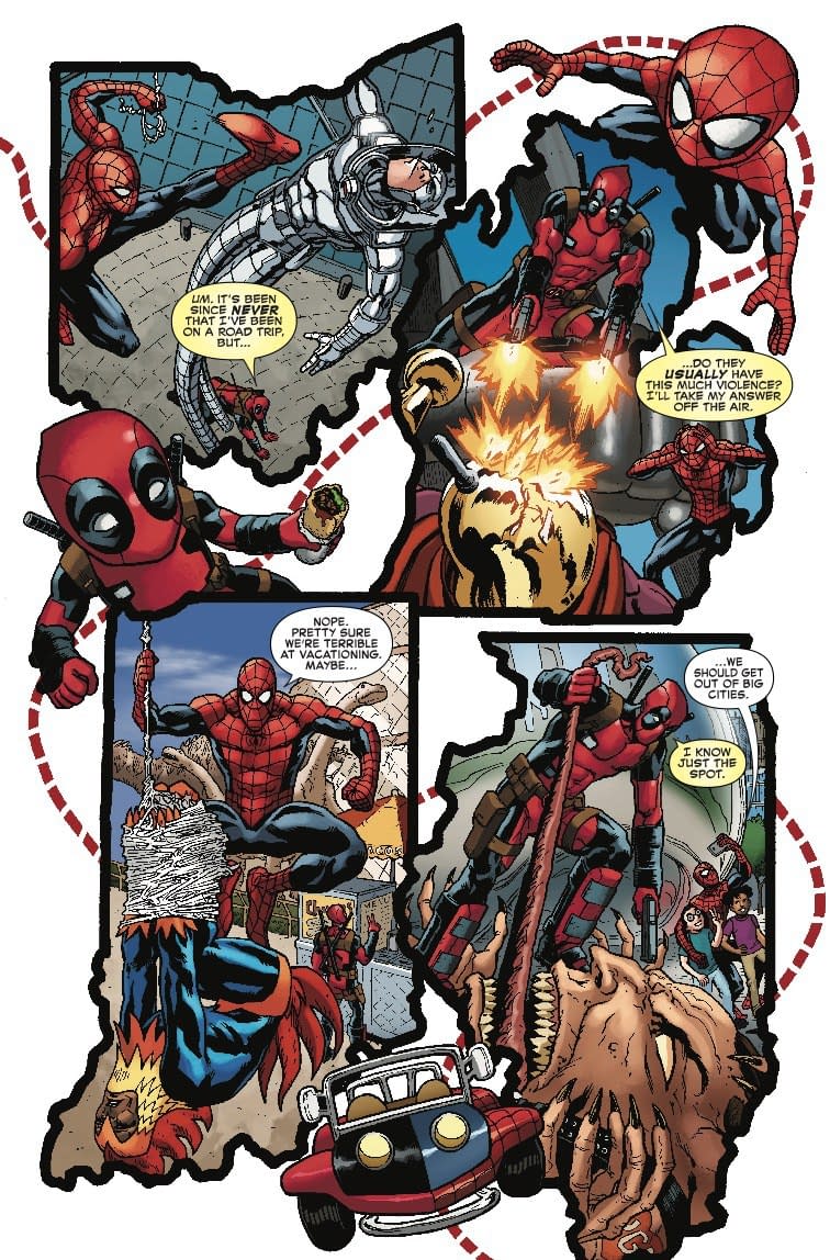 Mapping Out a Road Trip for Next Week's Spider-Man/Deadpool #41