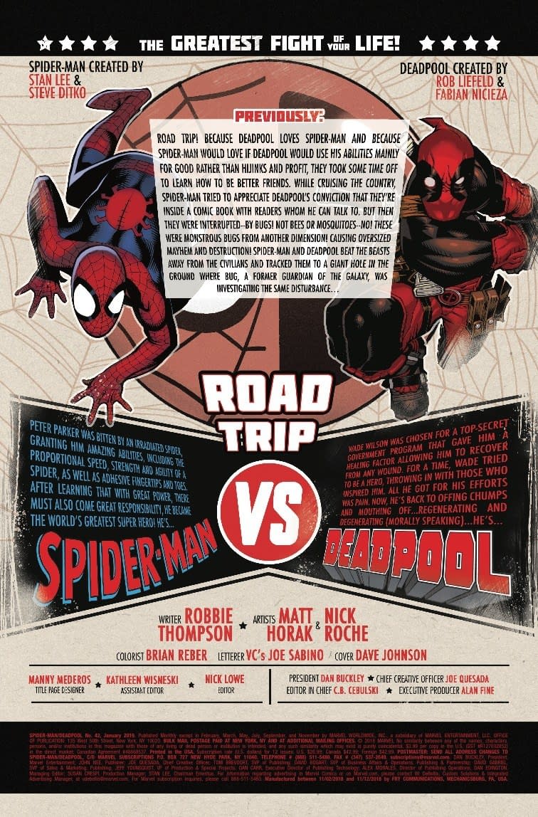 Spidey Thinks of the Children in Next Week's Spider-Man/Deadpool #42