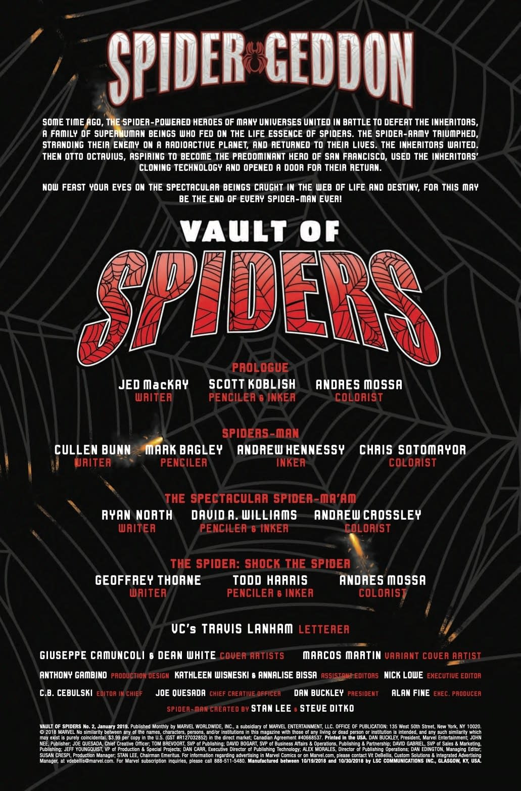 An Inferno for the Spider-Verse in Next Week's Vault of Spiders #2