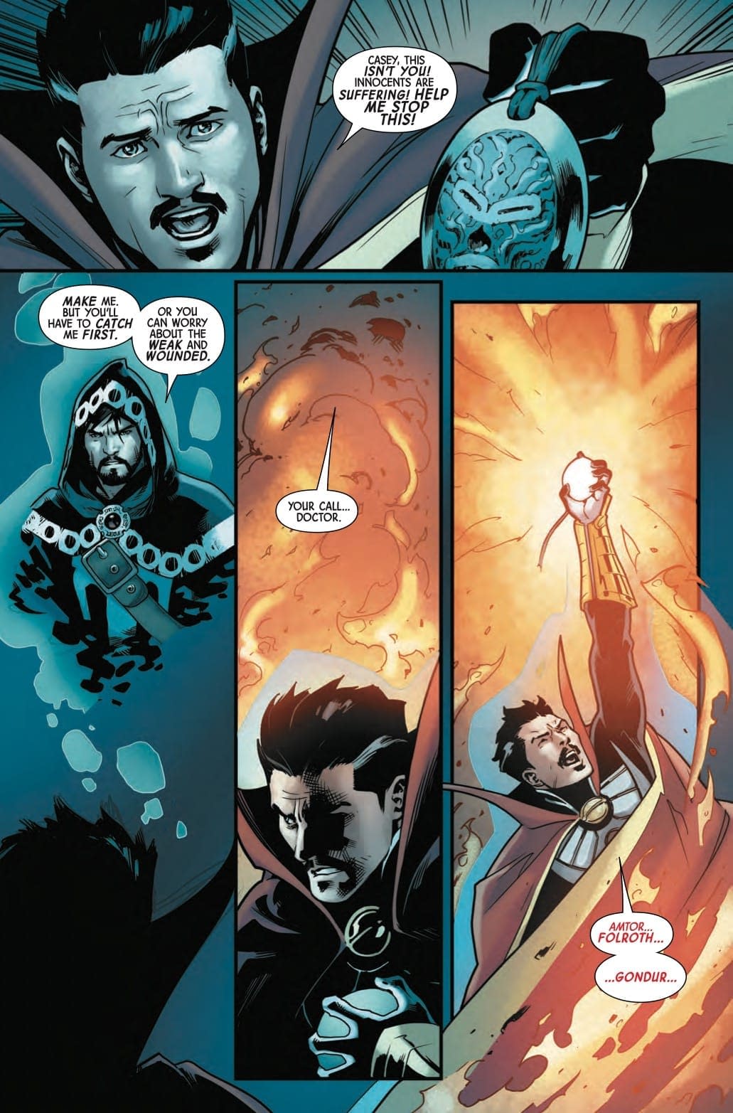 Doctor Strange is Putting Out Fires in Next Week's Doctor Strange #7