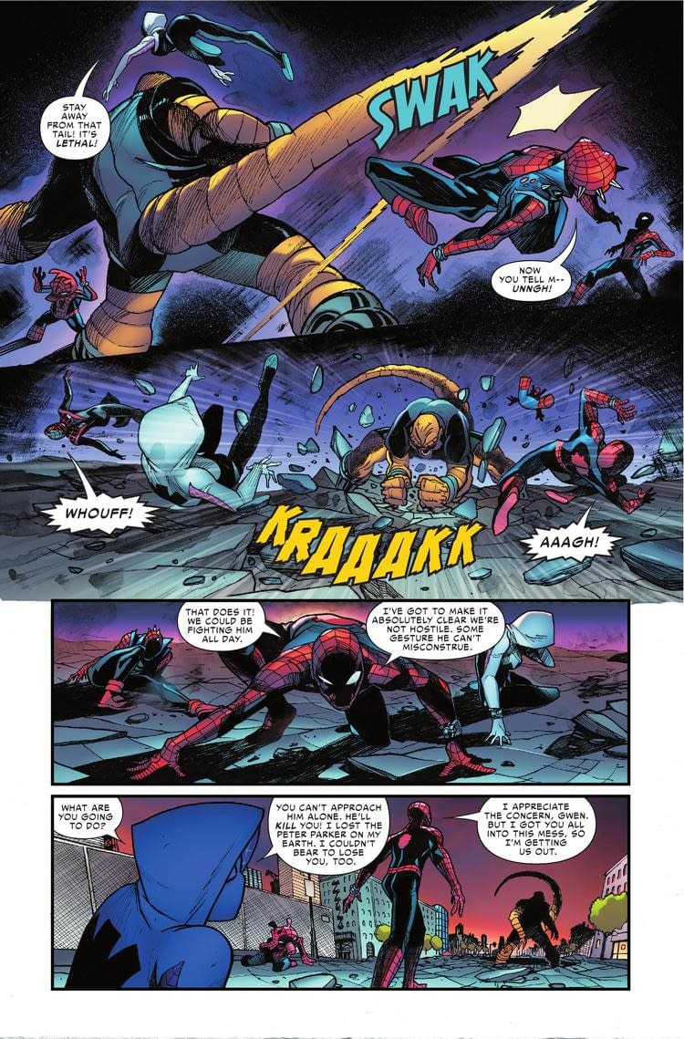 Spider-Ham Brainstorms Battle Cries for the Web Warriors in Next Week's Spider-Man: Enter the Spider-Verse #1